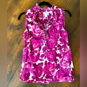 Loft Pink Floral Top